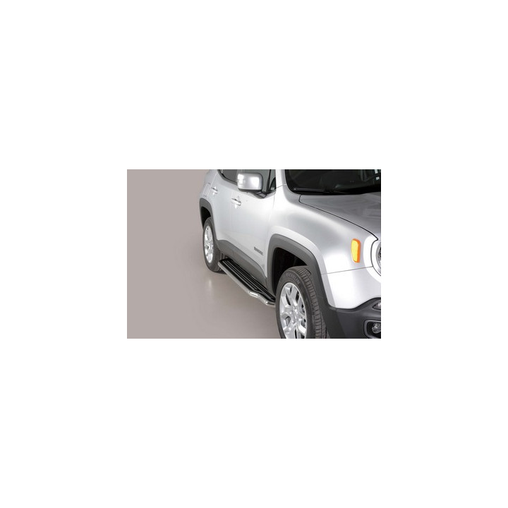 Side Steps, Misutonida 4x4 Long Sidesteps, Color Black, Jeep Renegade - EDK.ro