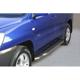 Side Steps, Misutonida 4x4 Long Sidesteps, Color Black, Kia Sportage 2004 - 2008 - EDK.ro