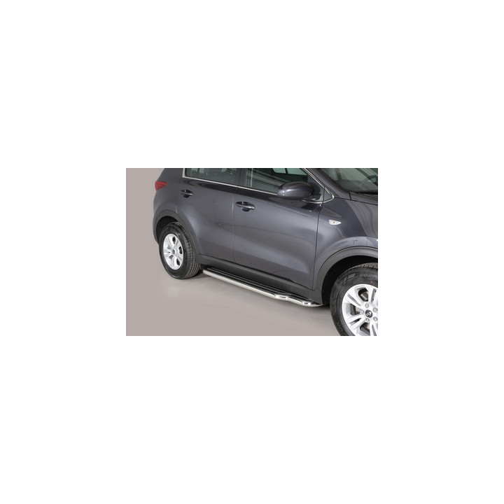 Praguri Laterale, Misutonida 4x4 Long Sidesteps, Culoare Argintiu, Kia Sportage - EDK.ro
