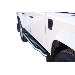 Side Steps, Misutonida 4x4 Long Sidesteps, Color Black, Land Rover Defender - EDK.ro