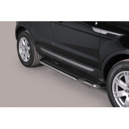 Side Steps, Misutonida 4x4 Long Sidesteps, Color Black, Land Rover Range Rover Evoque - EDK.ro