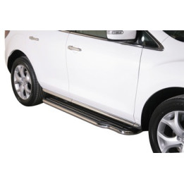 Side Steps, Misutonida 4x4 Long Sidesteps, Color Silver, Mazda CX-7 2010 - 2012 - EDK.ro