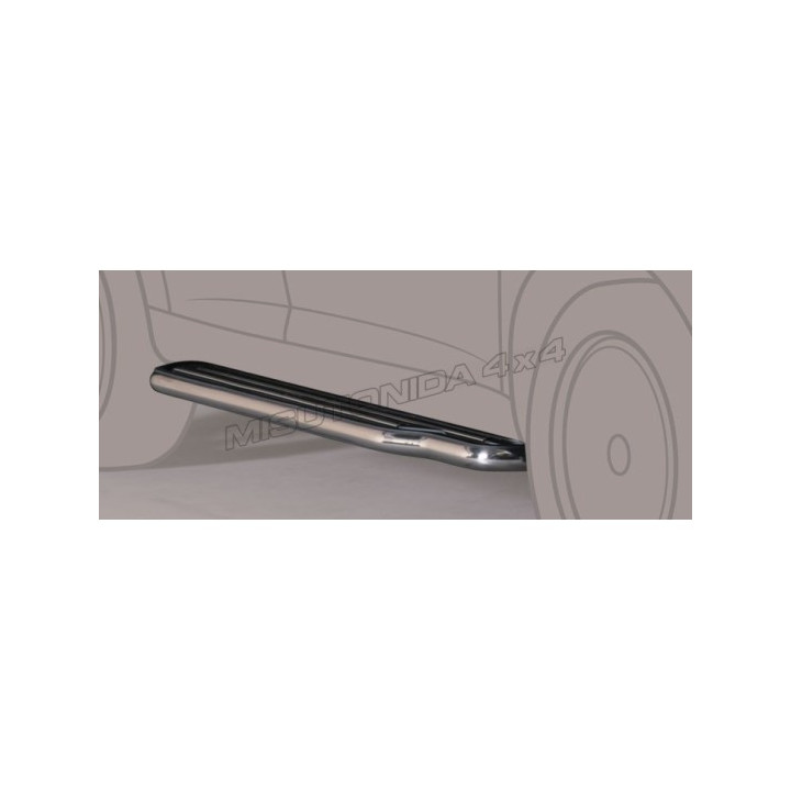 Side Steps, Misutonida 4x4 Long Sidesteps, Color Silver, Mitsubishi Pajero 1991 - 1997 - EDK.ro