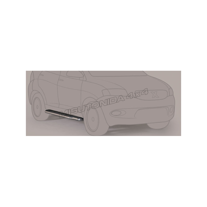 Praguri Laterale, Misutonida 4x4 Long Sidesteps, Culoare Argintiu, Mitsubishi Pajero 1994 - 1996 - EDK.ro