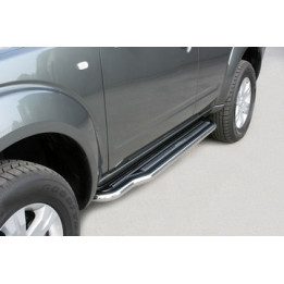 Side Steps, Misutonida 4x4 Long Sidesteps, Color Black, Nissan Pathfinder 2005 - 2011 - EDK.ro