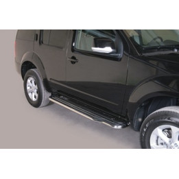 Praguri Laterale, Misutonida 4x4 Long Sidesteps, Culoare Argintiu, Nissan Pathfinder - EDK.ro