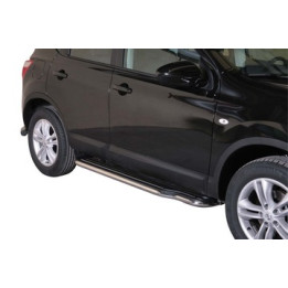 Side Steps, Misutonida 4x4 Long Sidesteps, Color Silver, Nissan Qashqai - EDK.ro