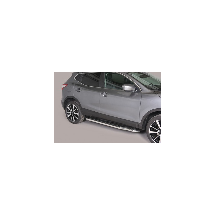 Praguri Laterale, Misutonida 4x4 Long Sidesteps, Culoare Negru, Nissan Qashqai - EDK.ro
