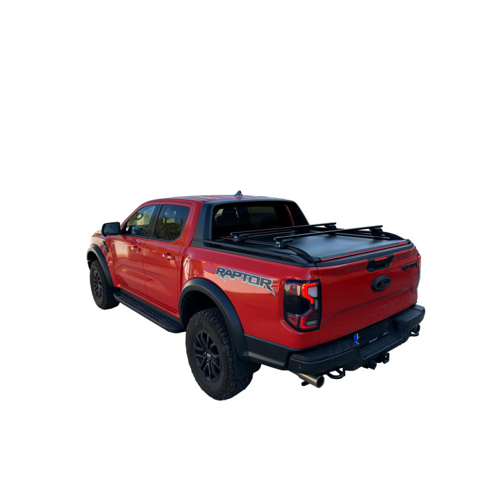 Manual Roll Top Tonneau Bed Cover, Tessera 4x4 Roll+, Ford Ranger Wildtrak Double Cab 2023 - Present - EDK.ro