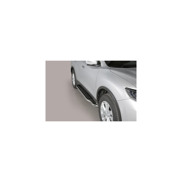 Side Steps, Misutonida 4x4 Long Sidesteps, Color Black, Nissan X-Trail - EDK.ro