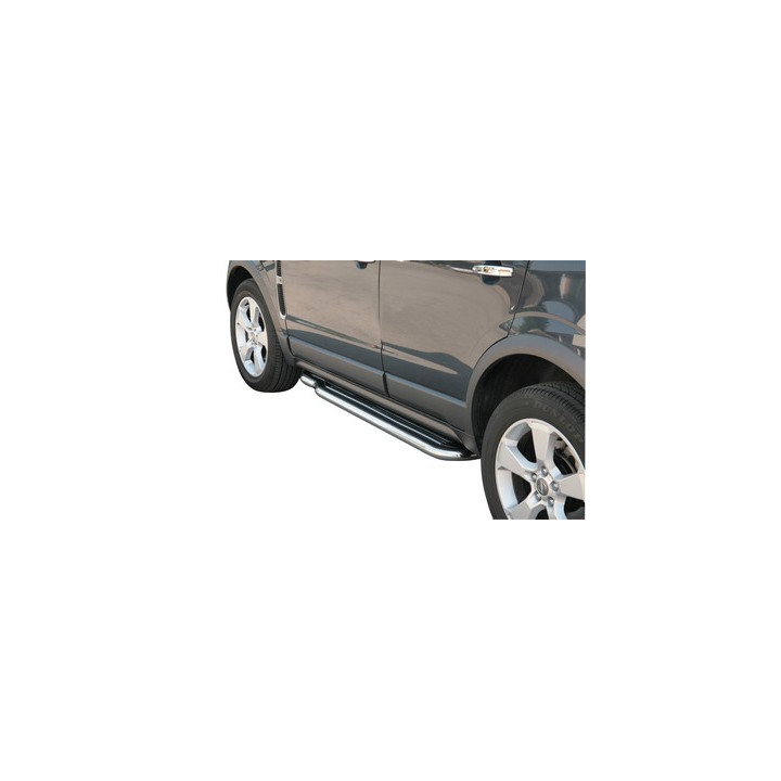 Side Steps, Misutonida 4x4 Long Sidesteps, Color Silver, Opel Antara - EDK.ro