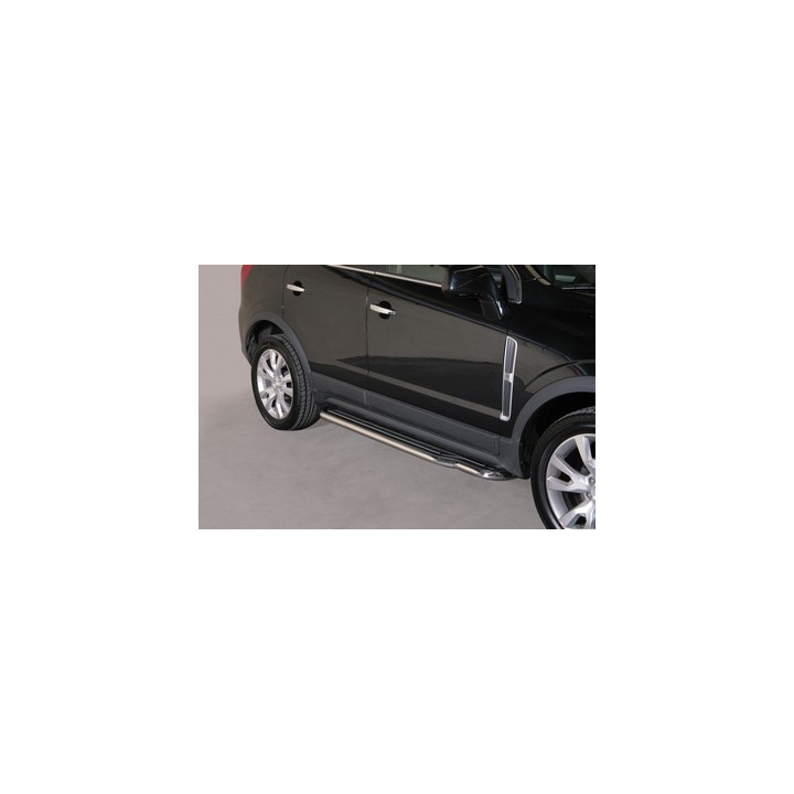 Side Steps, Misutonida 4x4 Long Sidesteps, Color Black, Opel Antara 2011 - 2015 - EDK.ro