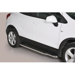 Praguri Laterale, Misutonida 4x4 Long Sidesteps, Culoare Argintiu, Opel Mokka - EDK.ro
