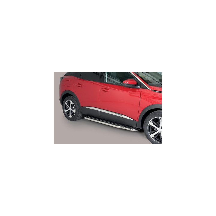 Praguri Laterale, Misutonida 4x4 Long Sidesteps, Culoare Argintiu, Peugeot 3008 - EDK.ro