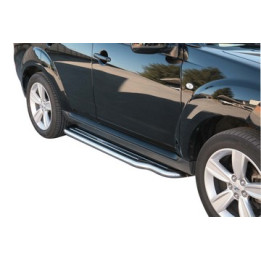 Praguri Laterale, Misutonida 4x4 Long Sidesteps, Culoare Argintiu, Peugeot 4007 - EDK.ro