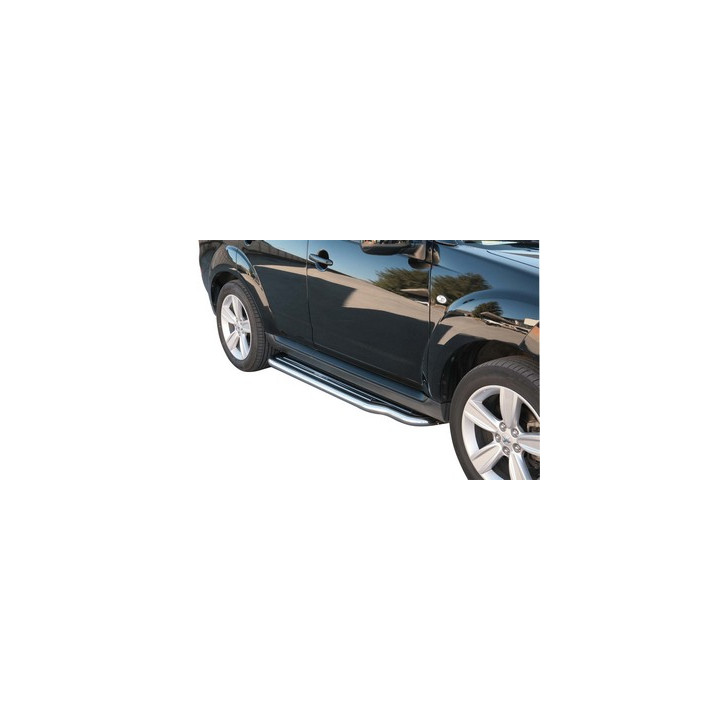 Praguri Laterale, Misutonida 4x4 Long Sidesteps, Culoare Argintiu, Peugeot 4007 - EDK.ro