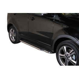 Side Steps, Misutonida 4x4 Long Sidesteps, Color Silver, SsangYong Korando - EDK.ro