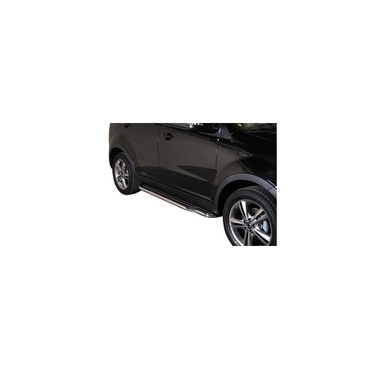 Side Steps, Misutonida 4x4 Long Sidesteps, Color Silver, SsangYong Korando - EDK.ro