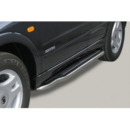 Praguri Laterale, Misutonida 4x4 Long Sidesteps, Culoare Argintiu, SsangYong Kyron 2006 - 2007 - EDK.ro