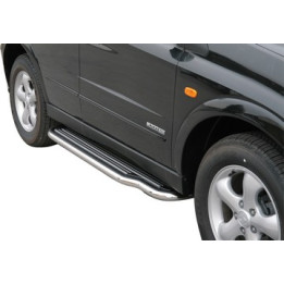 Side Steps, Misutonida 4x4 Long Sidesteps, Color Black, SsangYong Kyron - EDK.ro