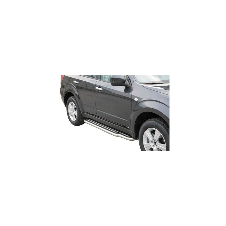 Side Steps, Misutonida 4x4 Long Sidesteps, Color Silver, Subaru Forester 2008 - 2012 - EDK.ro