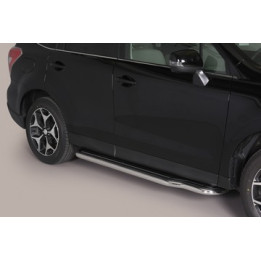 Side Steps, Misutonida 4x4 Long Sidesteps, Color Silver, Subaru Forester 2013 - 2015 - EDK.ro