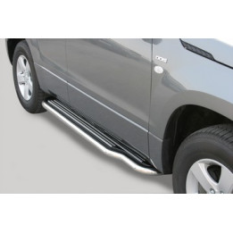 Side Steps, Misutonida 4x4 Long Sidesteps, Color Black, Suzuki Grand Vitara 2005 - 2008 - EDK.ro