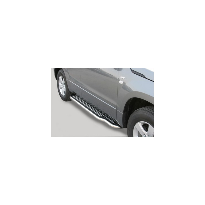 Side Steps, Misutonida 4x4 Long Sidesteps, Color Black, Suzuki Grand Vitara 2005 - 2008 - EDK.ro