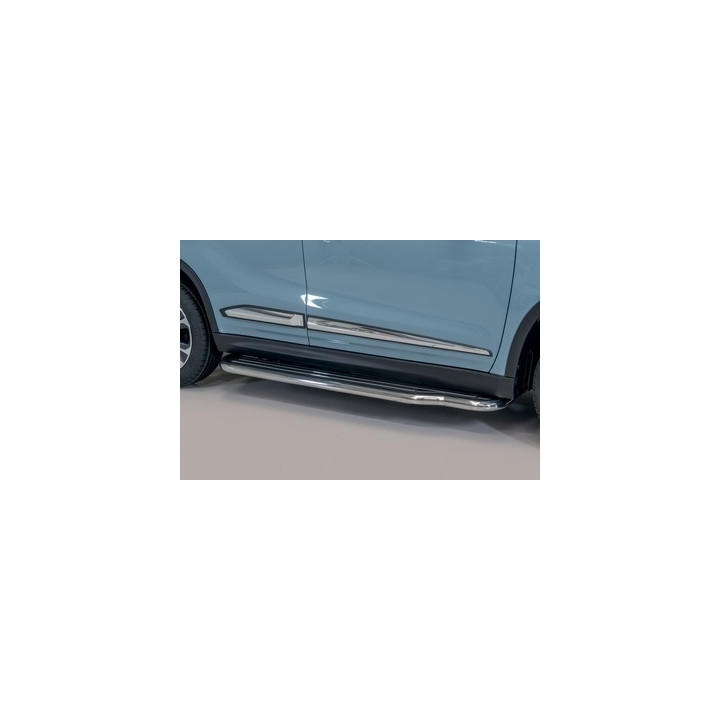 Side Steps, Misutonida 4x4 Long Sidesteps, Color Silver, Suzuki Vitara 2019 - Present - EDK.ro