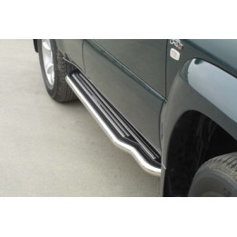 Praguri Laterale, Misutonida 4x4 Long Sidesteps, Culoare Negru, Toyota Land Cruiser 120 2003 - 2008 - EDK.ro
