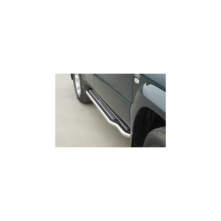 Side Steps, Misutonida 4x4 Long Sidesteps, Color Black, Toyota Land Cruiser 120 2003 - 2008 - EDK.ro
