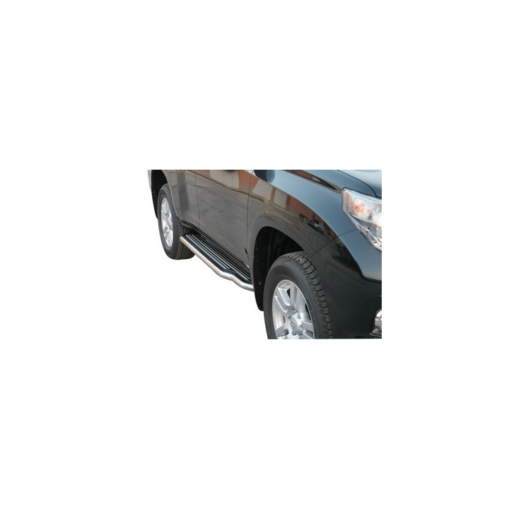 Praguri Laterale, Misutonida 4x4 Long Sidesteps, Culoare Argintiu, Toyota Land Cruiser 150 2014 - 2017 - EDK.ro