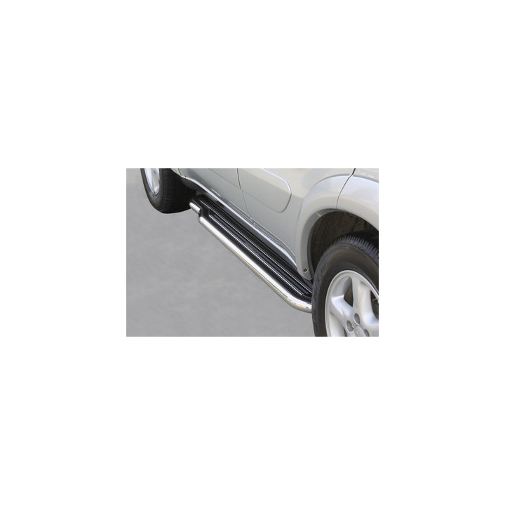 Praguri Laterale, Misutonida 4x4 Long Sidesteps, Culoare Argintiu, Toyota RAV4 2000 - 2003 - EDK.ro