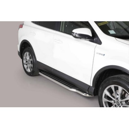 Side Steps, Misutonida 4x4 Long Sidesteps, Color Silver, Toyota RAV4 - EDK.ro