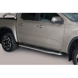 Praguri Laterale, Misutonida 4x4 Long Sidesteps, Culoare Argintiu, Volkswagen Amarok - EDK.ro