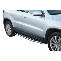 Side Steps, Misutonida 4x4 Long Sidesteps, Color Black, Volkswagen Tiguan - EDK.ro