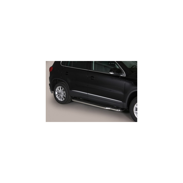 Side Steps, Misutonida 4x4 Long Sidesteps, Color Silver, Volkswagen Tiguan - EDK.ro