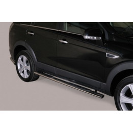 Side Steps, Misutonida 4x4 Oval Grand Pedana, Color Silver, Chevrolet Captiva - EDK.ro