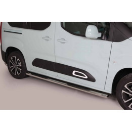 Praguri Laterale, Misutonida 4x4 Oval Grand Pedana, Culoare Argintiu, Citroën Berlingo 2018 - Prezent - EDK.ro