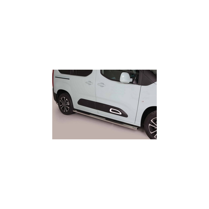 Praguri Laterale, Misutonida 4x4 Oval Grand Pedana, Culoare Argintiu, Citroën Berlingo 2018 - Prezent - EDK.ro