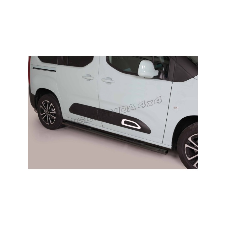 Praguri Laterale, Misutonida 4x4 Oval Grand Pedana, Culoare Negru, Citroën Berlingo 2018 - Prezent - EDK.ro