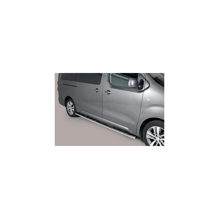 Praguri Laterale, Misutonida 4x4 Oval Grand Pedana, Culoare Argintiu, Citroën Jumpy 2016 - Prezent - EDK.ro