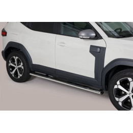 Praguri Laterale, Misutonida 4x4 Oval Grand Pedana, Culoare Argintiu, Dacia Duster 2024 - Prezent - EDK.ro