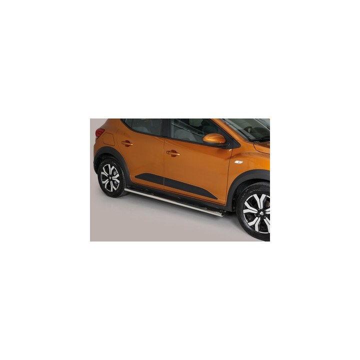 Side Steps, Misutonida 4x4 Oval Grand Pedana, Color Black, Dacia Sandero Stepway - EDK.ro