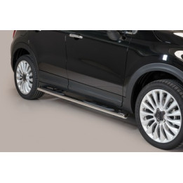 Praguri Laterale, Misutonida 4x4 Oval Grand Pedana, Culoare Negru, Fiat 500 X - EDK.ro