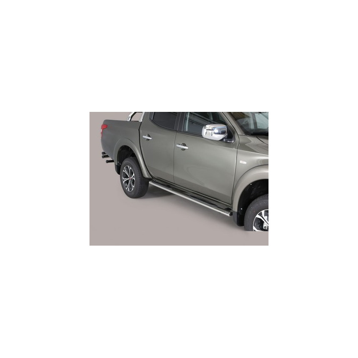Side Steps, Misutonida 4x4 Oval Grand Pedana, Color Black, Fiat Fullback - EDK.ro