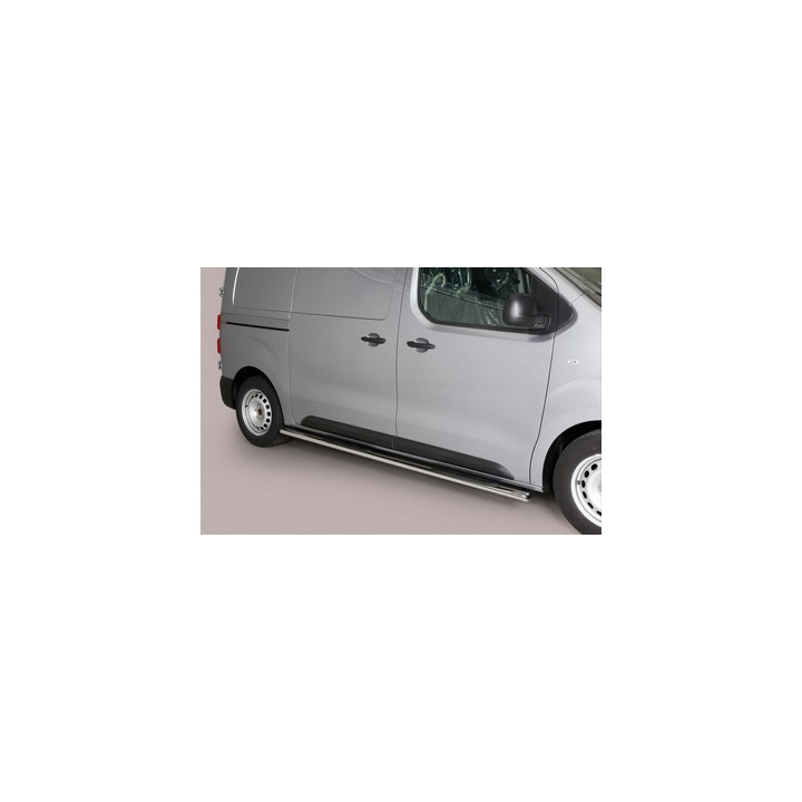 Side Steps, Misutonida 4x4 Oval Grand Pedana, Color Silver, Fiat Scudo 2022 - Present - EDK.ro