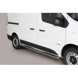 Side Steps, Misutonida 4x4 Oval Grand Pedana, Color Silver, Fiat Talento 2016 - Present - EDK.ro