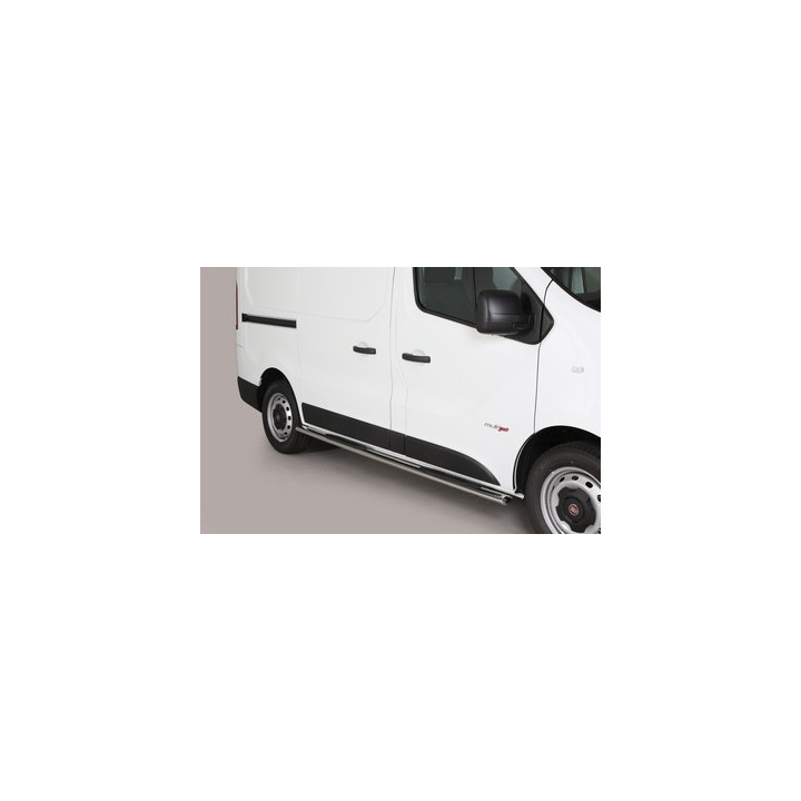Praguri Laterale, Misutonida 4x4 Oval Grand Pedana, Culoare Argintiu, Fiat Talento 2016 - Prezent - EDK.ro