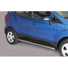 Side Steps, Misutonida 4x4 Oval Grand Pedana, Color Silver, Ford Ecosport 2014 - 2022 - EDK.ro